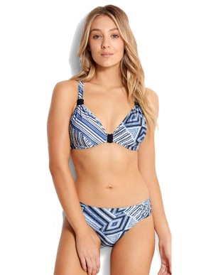 SEAFOLLY DESERT TRIBE 40145-185 BIKINI BOTTOM SWIMSUIT