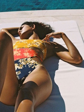 PLAVKY WATERCULT 8191 PATCHWORK FLORALS