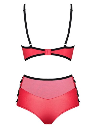 KOMPLET OBSESSIVE LEATHERIA BIUSTONOSZ,FIGI