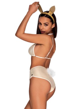 KOMPLET OBSESSIVE NEO GOLDES BIUSTONOSZ,SZORTY,CHOKER,USZY