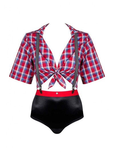 KOMPLET OBSESSIVE WORKER GIRL KOSZULA,FIGI