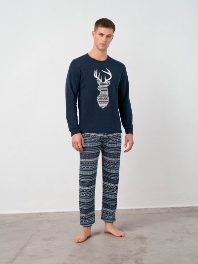 PIŻAMA VAMP 17571 ŚWIĄTECZNA