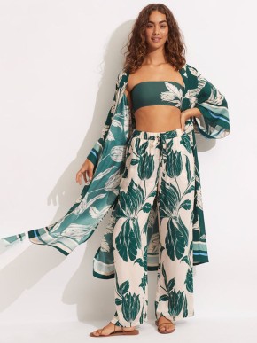 DODATEK PLAŻOWY SEAFOLLY FLEUR DE BLOOM 54781-PA KALHOTY