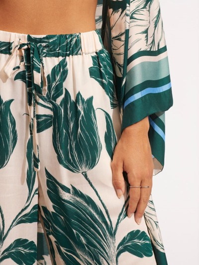 DODATEK PLAŻOWY SEAFOLLY FLEUR DE BLOOM 54781-PA SPODNIE