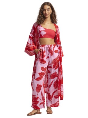 SEAFOLLY FLEUR DE BLOOM 54781-PA BEACH COVER-UP PANTS