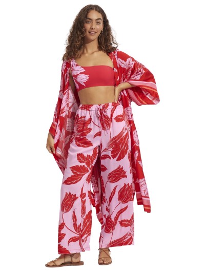 DODATEK PLAŻOWY SEAFOLLY FLEUR DE BLOOM 54781-PA SPODNIE