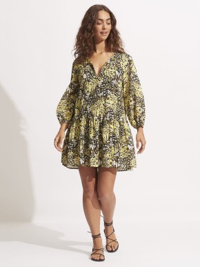 SEAFOLLY TAKE FLIGHT 54895-CU BEACH COVER-UP DRESS