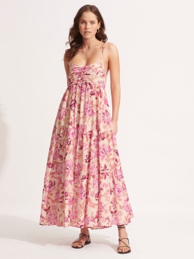 DODATEK PLAŻOWY SEAFOLLY SILK ROAD 54936-DR SUKIENKA