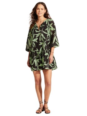 DOPLŇKY PLÁŽOVÁ SEAFOLLY PALM PARADISE 54951-DR ŠATY