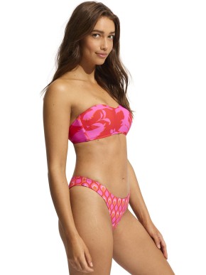 BAVLNĚNÝ KOSTÝM SEAFOLLY BIRDSOFPARADISE 30877-103 HORNÍ ČÁST BIKIN