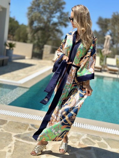 DODATEK PLAŻOWY PAREO&JULIET SYDNEY CLASSIC LONG TUNIKA