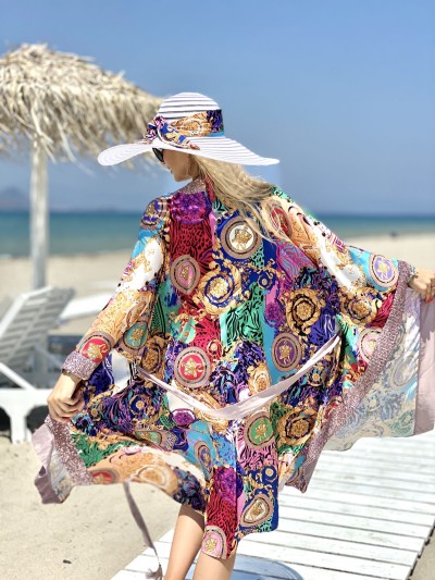 DODATEK PLAŻOWY PAREO&JULIET MILAN GLAMOUR SHORT TUNIKA