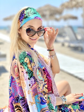 DOPLŇKY PLÁŽOVÁ PAREO&JULIET MILAN GLAMOUR SHORT TUNIKA