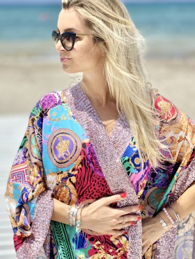 DODATEK PLAŻOWY PAREO&JULIET MILAN GLAMOUR SHORT TUNIKA