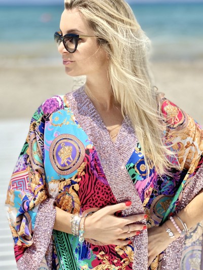 DODATEK PLAŻOWY PAREO&JULIET MILAN GLAMOUR SHORT TUNIKA