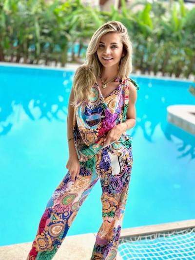 DODATEK PLAŻOWY PAREO&JULIET MILAN SET MADAM KOMPLET