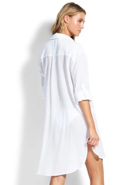 DOPLŇKY PLÁŽOVÁ SEAFOLLY BEACH BASICS 53108-CU KOŠILE