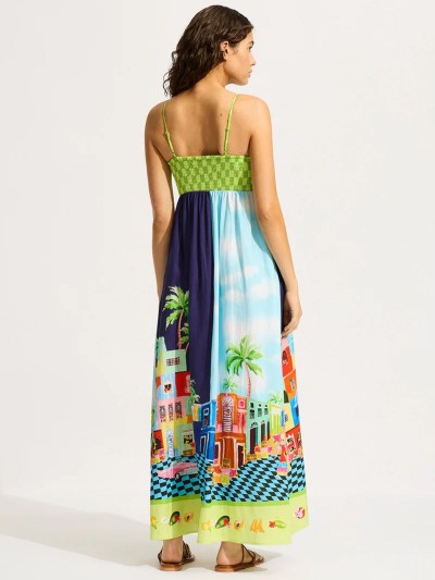 DODATEK PLAŻOWY SEAFOLLY CUBA 55439-DR SUKIENKA