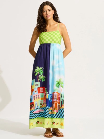 DODATEK PLAŻOWY SEAFOLLY CUBA 55439-DR SUKIENKA