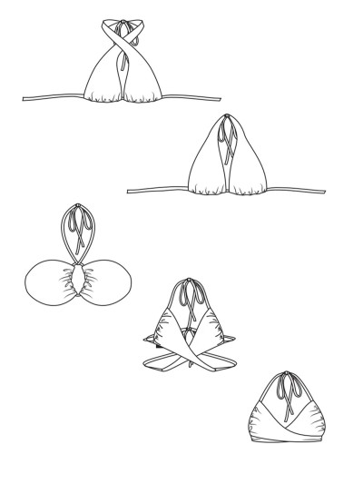 KOSTIUM KĄPIELOWY SELMARK ACANTHUS BM210 GÓRA OD BIKINI