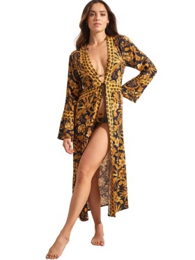 DOPLŇKY PLÁŽOVÁ SELMARK ACANTHUS BM297 KIMONO