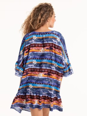 ROSA FAIA AKALANI 8139 BEACH COVER-UP TUNIC