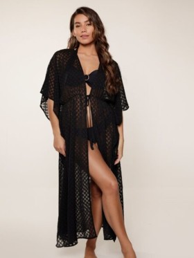 DOPLŇKY PLÁŽOVÁ LINGA DORE BLACK STRUCTURE 7721 TUNIKA