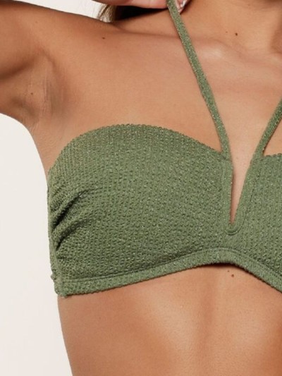 KOSTIUM KĄPIELOWY LINGA DORE GARDEN GREEN 7704BB