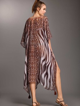 DODATEK PLAŻOWY ICONIQUE IC25-142 FUEGO TUNIKA