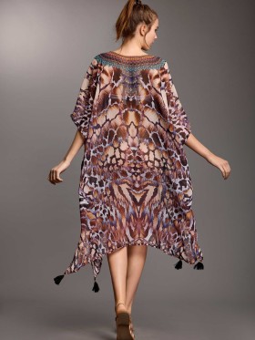 DODATEK PLAŻOWY ICONIQUE IC25-141 FUEGO TUNIKA