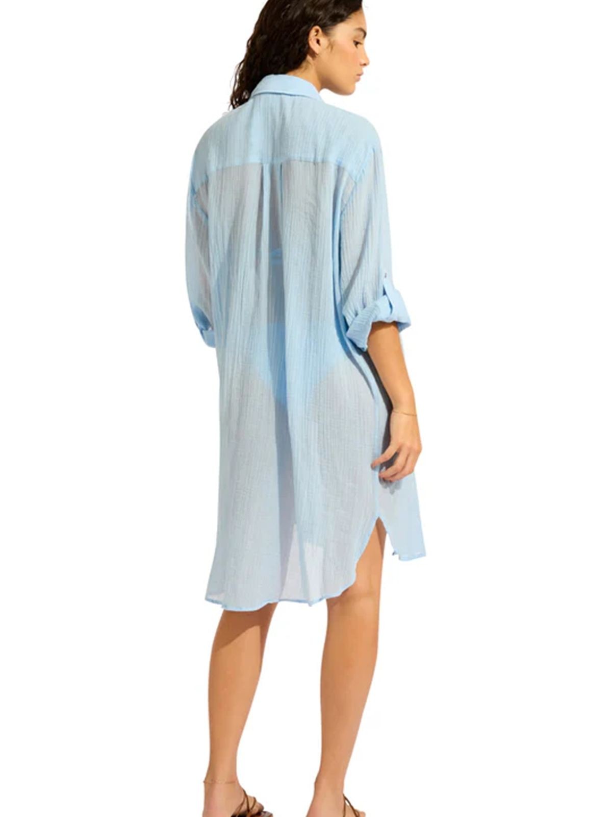 DODATEK PLAŻOWY SEAFOLLY BEACHEDIT 55536-CU KOSZULA