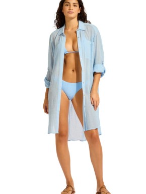 SEAFOLLY BEACHEDIT 55536-CU STRANDHEMD