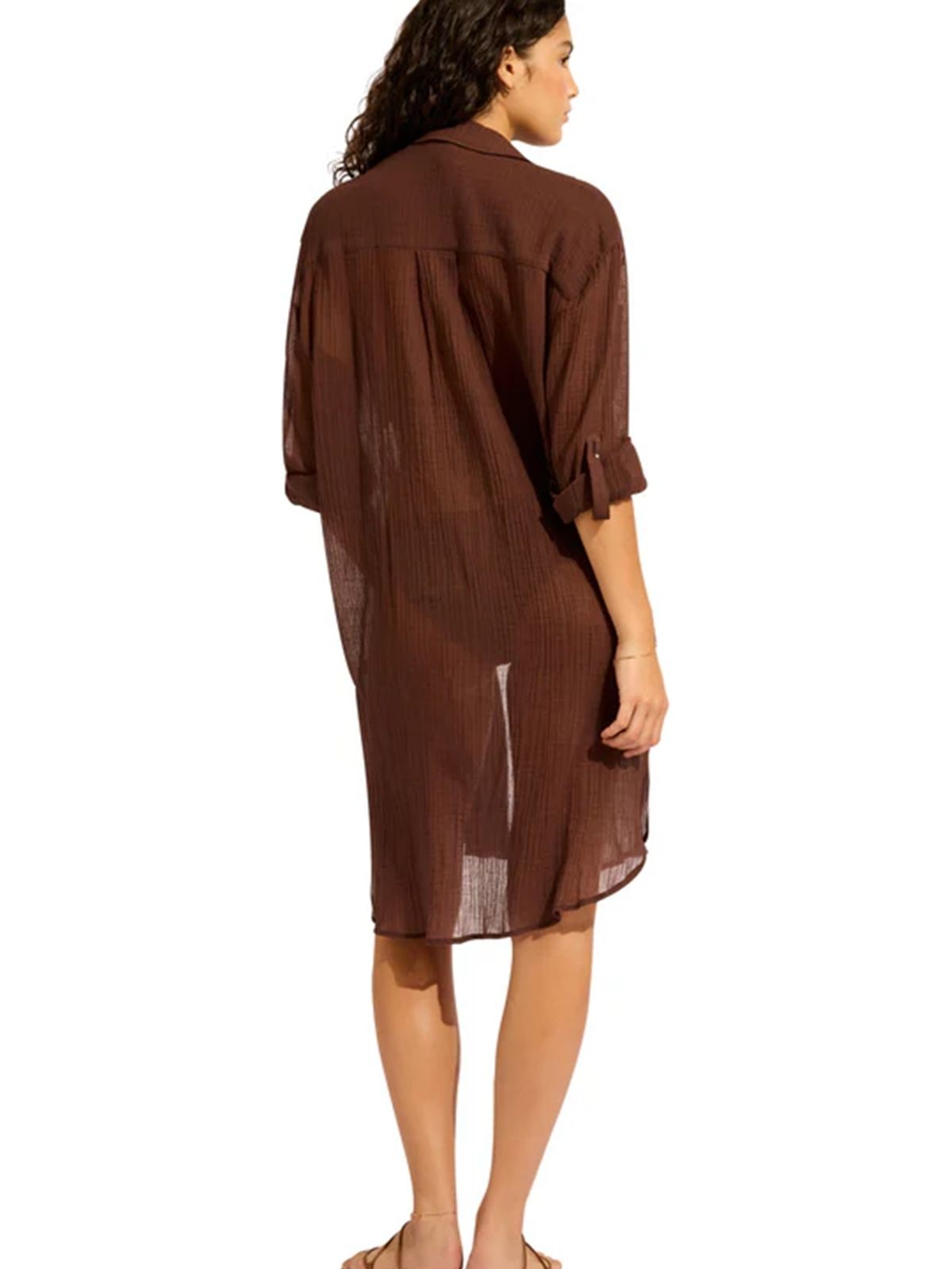 DODATEK PLAŻOWY SEAFOLLY BEACHEDIT 55536-CU KOSZULA