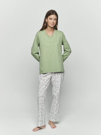 PIŻAMA SELMARK PREPPY FLOWERS P11173