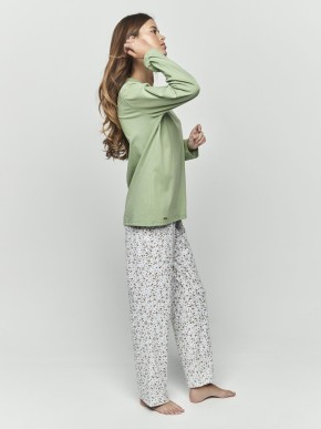 PYJAMA SELMARK PREPPY FLOWERS P11173