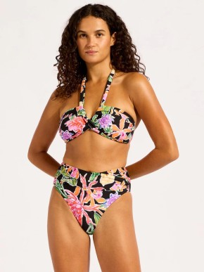 SEAFOLLY HOTHOUSE FLOWERS 33816-279 BIKINI TOP SWIMSUIT