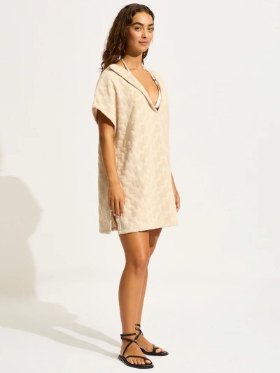 DODATEK PLAŻOWY SEAFOLLY FRINGE BENEFITS 72084-TL PONCHO