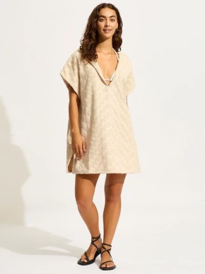 SEAFOLLY FRINGE BENEFITS 72084-TL BEACH COVER-UP TUNIC