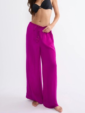 PLÁŽOVÝ DOPLNĚK TRIUMPH SUMMER SATIN TROUSERS KALHOTY