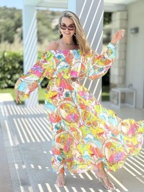 STRAND-ACCESSOIRE PAREO&JULIET JAMAICA MARGARITA LANGES KLEID