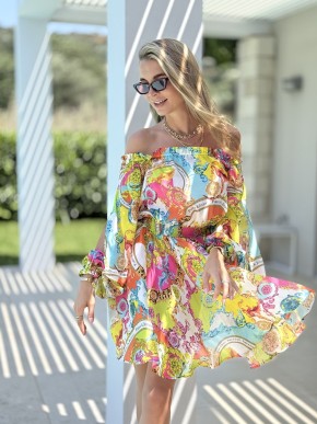 STRAND-ACCESSOIRE PAREO&JULIET MARGARITA JAMAICA KURZES KLEID