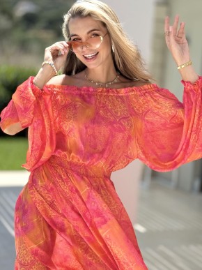 BEACH COVER-UP PAREO&JULIET MARGARITA MOROCCO LONG DRESS