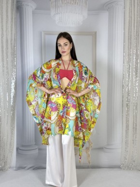 BEACH ADD-ON PAREO&JULIET JAMAICA CLASSIC SHORT CHIFFON TUNIC