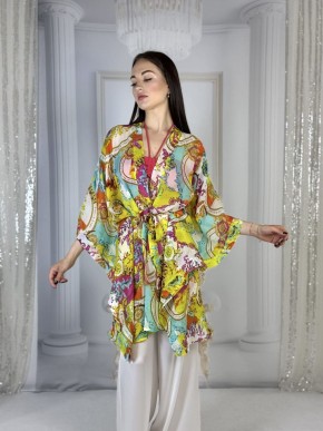 DODATEK PLAŻOWY PAREO&JULIET JAMAICA CLASSIC SHORT CHIFFON TUNIKA