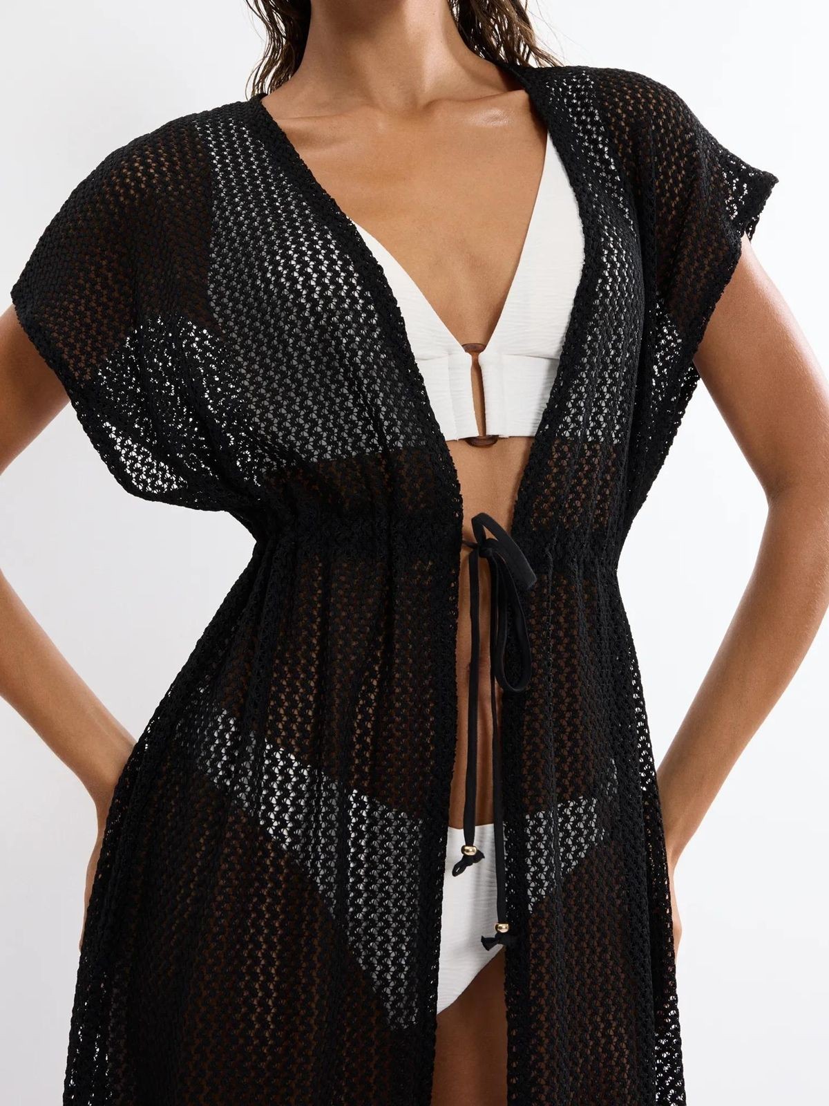 DODATEK PLAŻOWY TRIUMPH BEACH MYWEAR CROCHET KIMONO