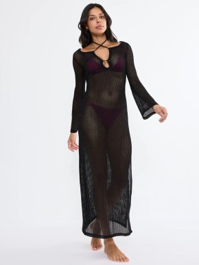 DODATEK PLAŻOWY TRIUMPH BEACH MYWEAR CROCHET LONG DRESS LSL SUKIENKA