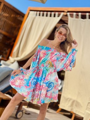 STRAND-ACCESSOIRE PAREO&JULIET BARBADOS MARGARITA KURZES KLEID