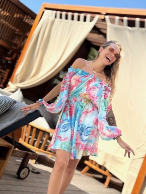 BEACH ADD-ON PAREO&JULIET BARBADOS MARGARITA SHORT DRESS