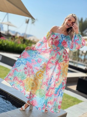 BEACH ADD-ON PAREO&JULIET BARBADOS MARGARITA LONG DRESS